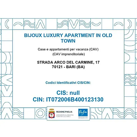 Bijoux Luxury In Old Town Bari